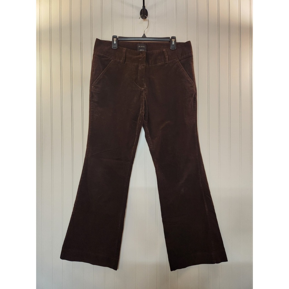 The Limited Women's Brown Flare Leg Corduroy Dress Pant Size 12 W36x32L Drew Fit